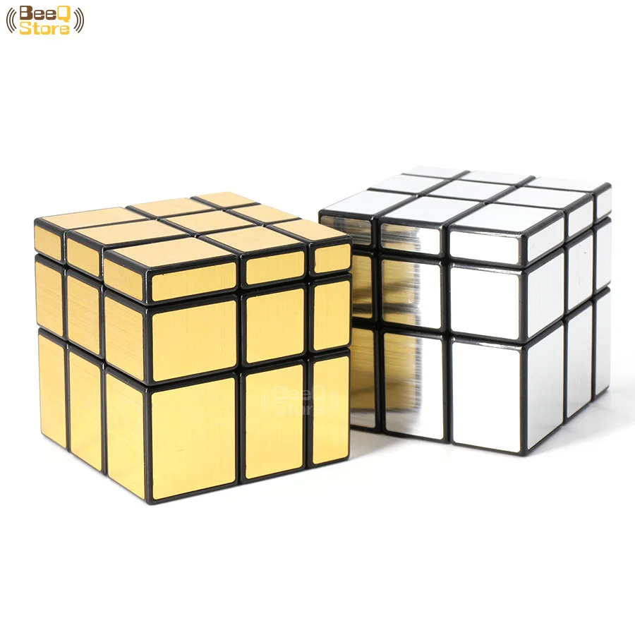 Shengshou 2x2 3x3 зеркальный куб магический Золотой Серебряный Матовый 3x3x3 для детей