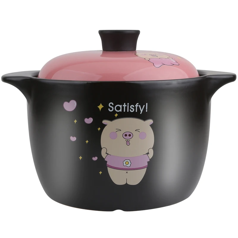 Кастрюля Бытовая газовая суповарка керамическая кастрюля для приготовления