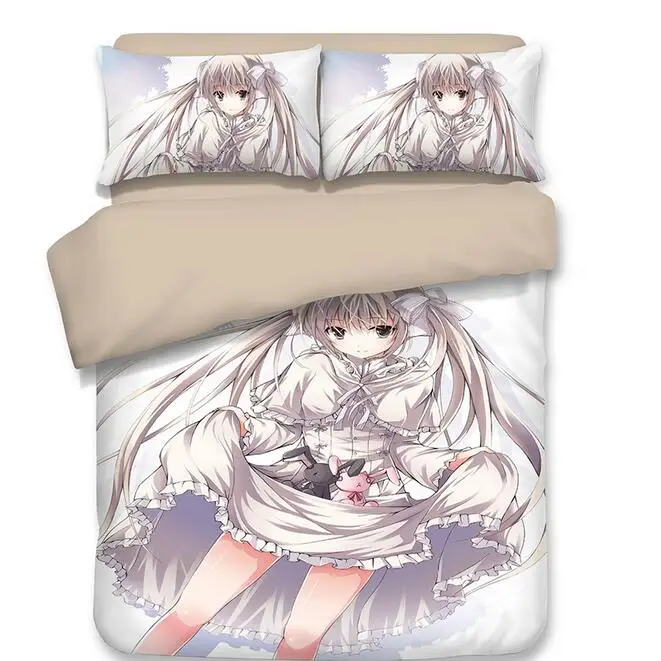 

Комплект постельного белья с 3D-принтом аниме Kasugano Sora, пододеяльник, наволочки, слитное одеяло, Комплект постельного белья s, постельное белье, постельное белье 01