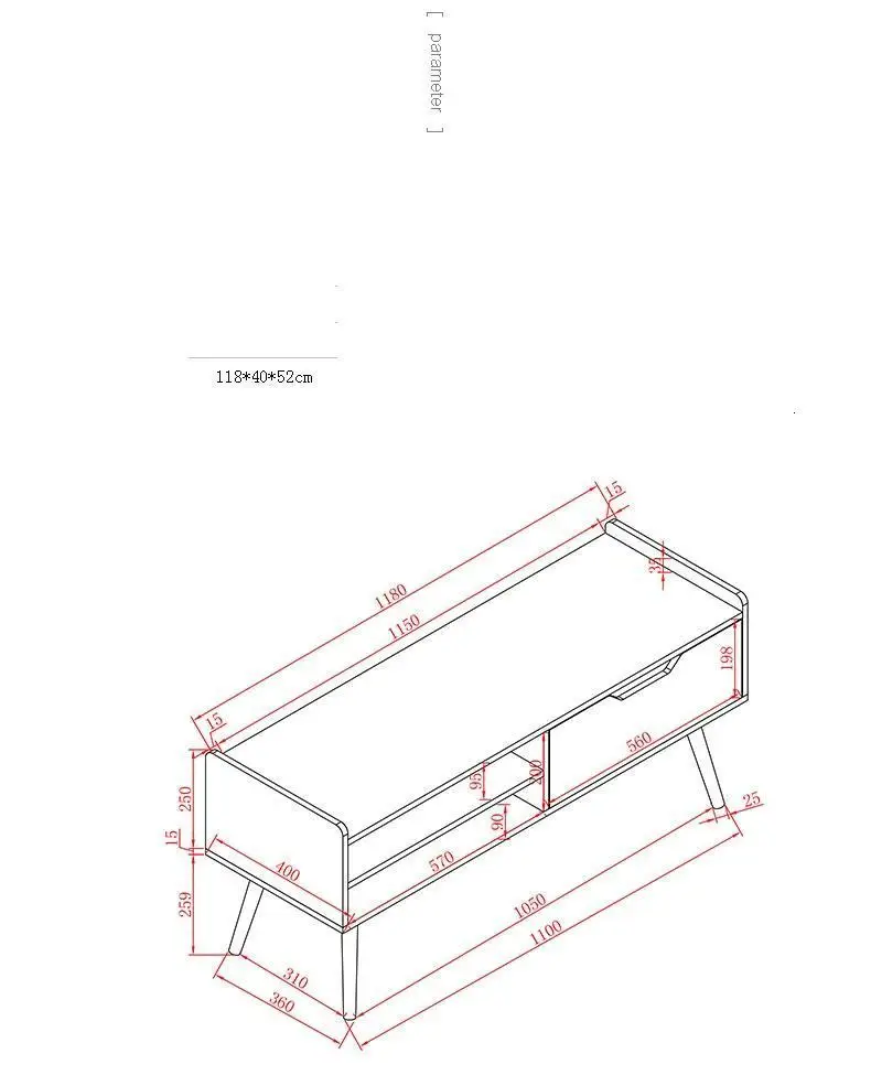 Meuble Tele Стандартный стояк поддержка Ecran Ordinateur Bureau Lift дерево Mueble монитор стол мебель для гостиной ТВ стойка