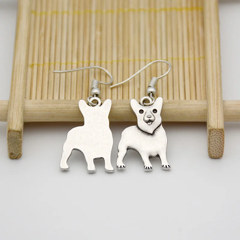 Новый Винтажный хиппи Уэльс может декоративная собака серьги в стиле Бохо корги