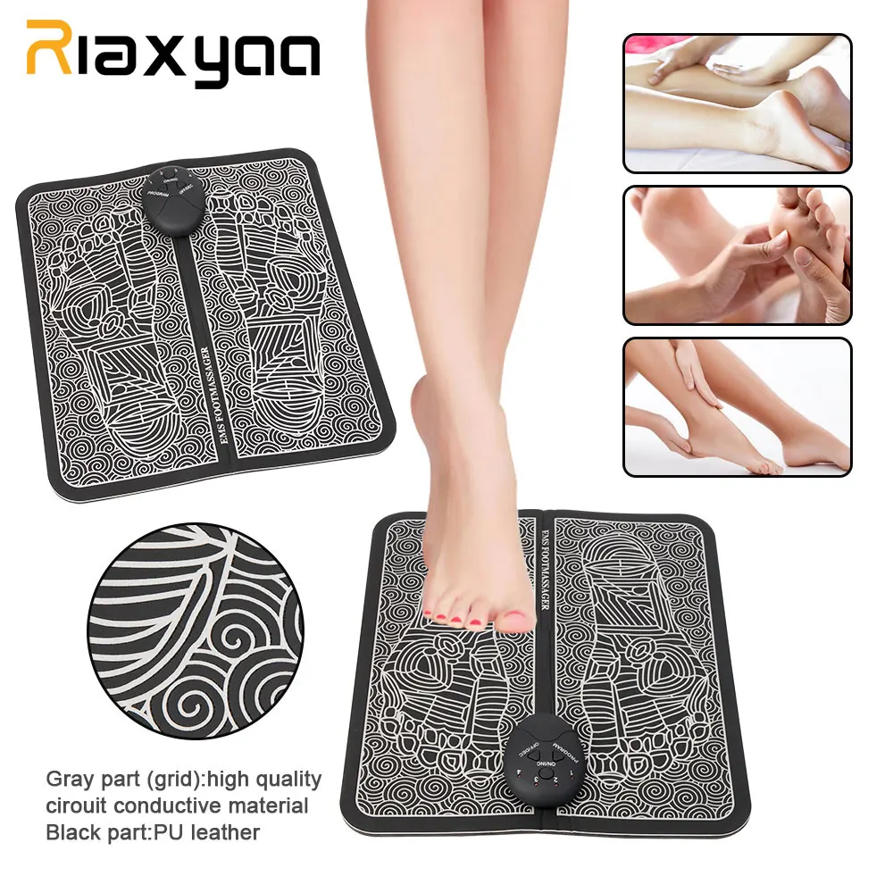 EMS Foot Massager TENS massage Acupuncture Feet Muscle Stimulator Physiotherapy therapy device health Care | Красота и здоровье