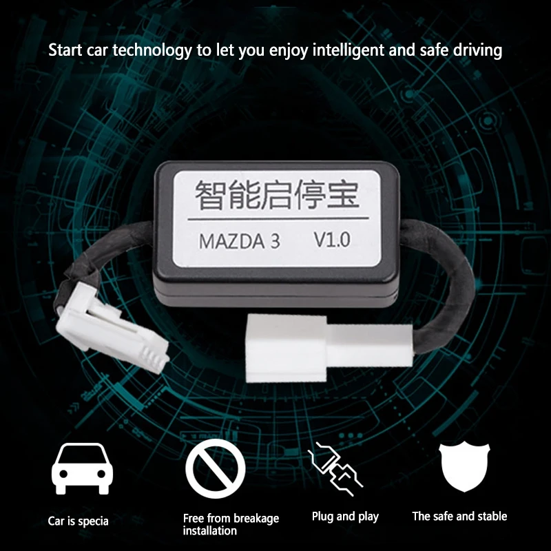 

Car Auto Start-Stop Treasure Auto-Shut Start-Stop Smart Modification Parts for Mazda 3 2020