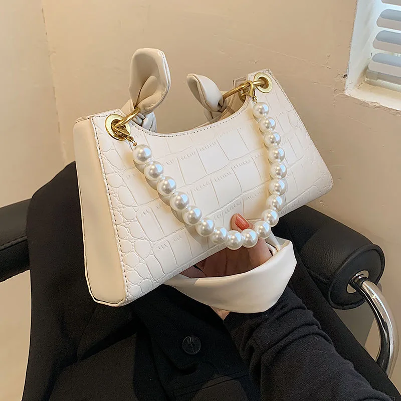 

Shoulder Bag Women PU Leather Mini Bag Underarm Elegant OL Fashion Womens High Street Handbags All-match Summer Chic Retro New