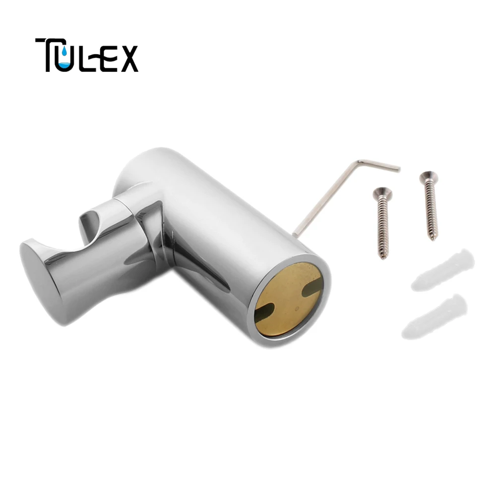 Аксессуары для душа TULEX круглая хромированная настенная розетка держатель