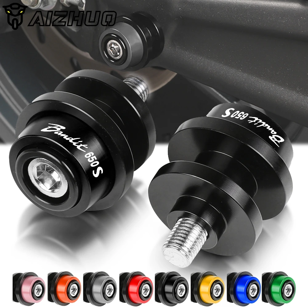 

BANDIT 650S Motorcycle 8MM Stand Screws CNC Aluminum Swingarm Slider Spools FOR SUZUKI Bandit 650S 2015 GSF 1200N S 600 650 650N
