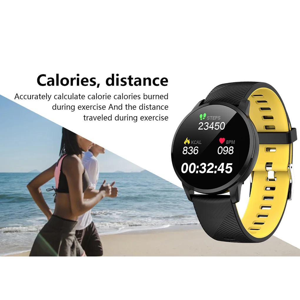 Смарт-часы S16 1 3 дюймов OLED цветной экран Smartwatch модный фитнес-трекер датчик