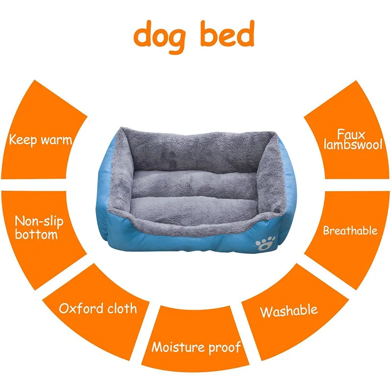 2020 детская мягкая большая кровать для собак кошка теплая уютная домик мягкое