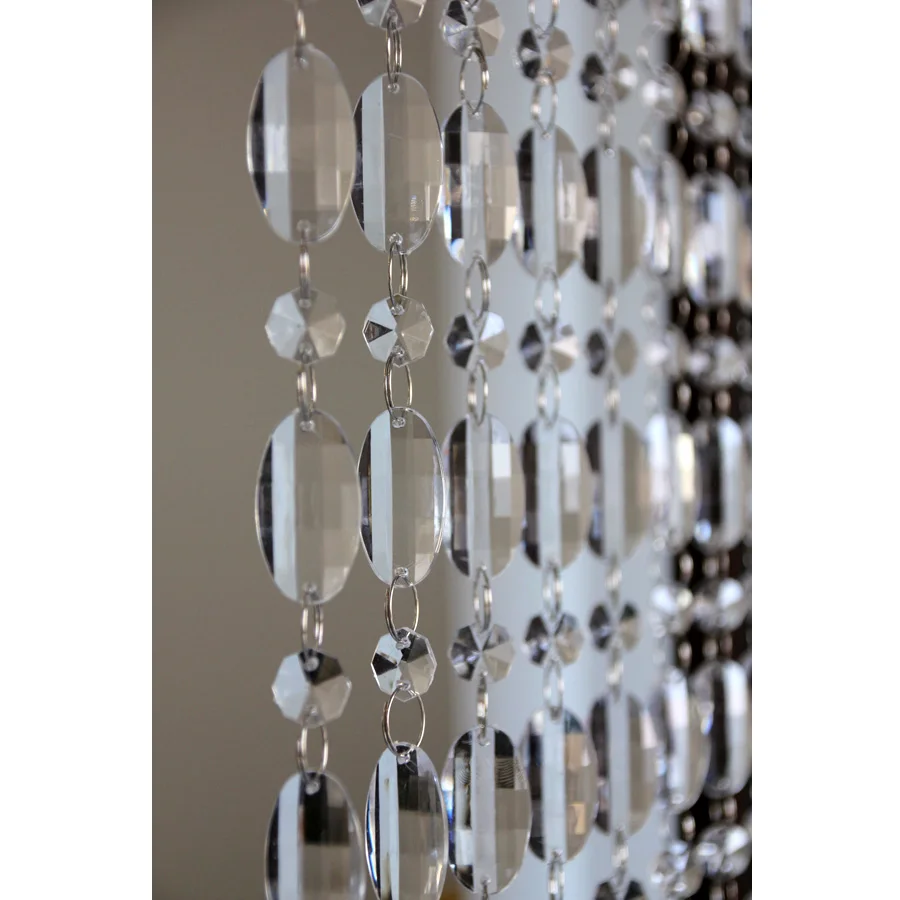 Новогодние и рождественские украшения для дома роскошная занавеска из бисера