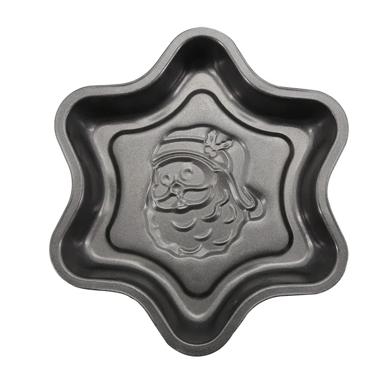 Форма для торта из углеродистой стали в форме рождественской звезды DIY торты хлеб
