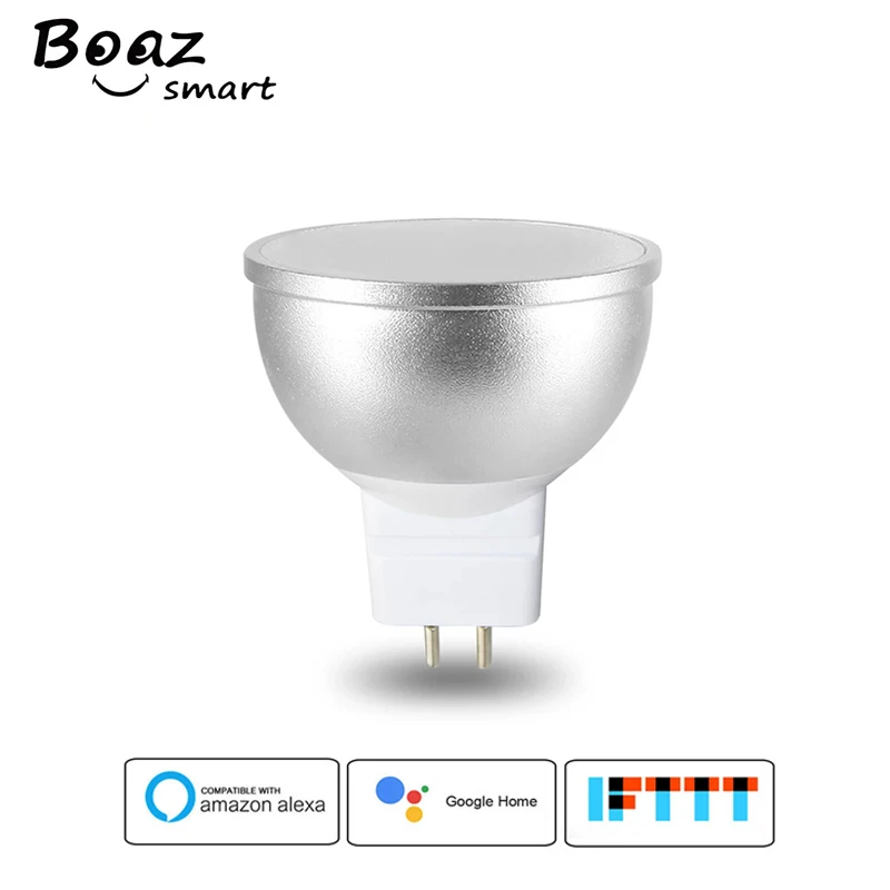 Умный Светодиодный прожектор с Wi-Fi лампа регулируемой яркостью и дистанционным