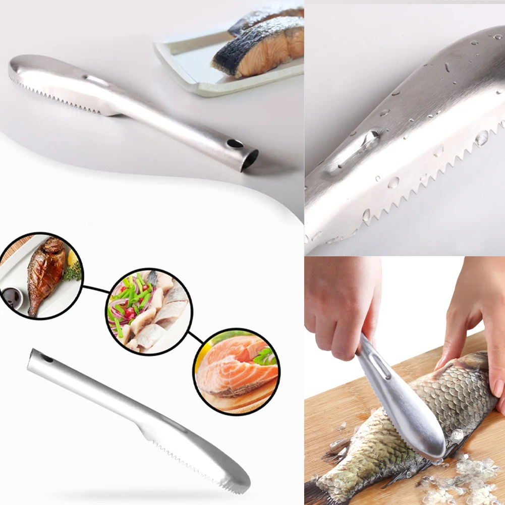 2020 New Household Excellent Stainless Steel Material Durable Fish Scales Two-way Serrated Kitchen In Addition To Gadgets | Дом и сад