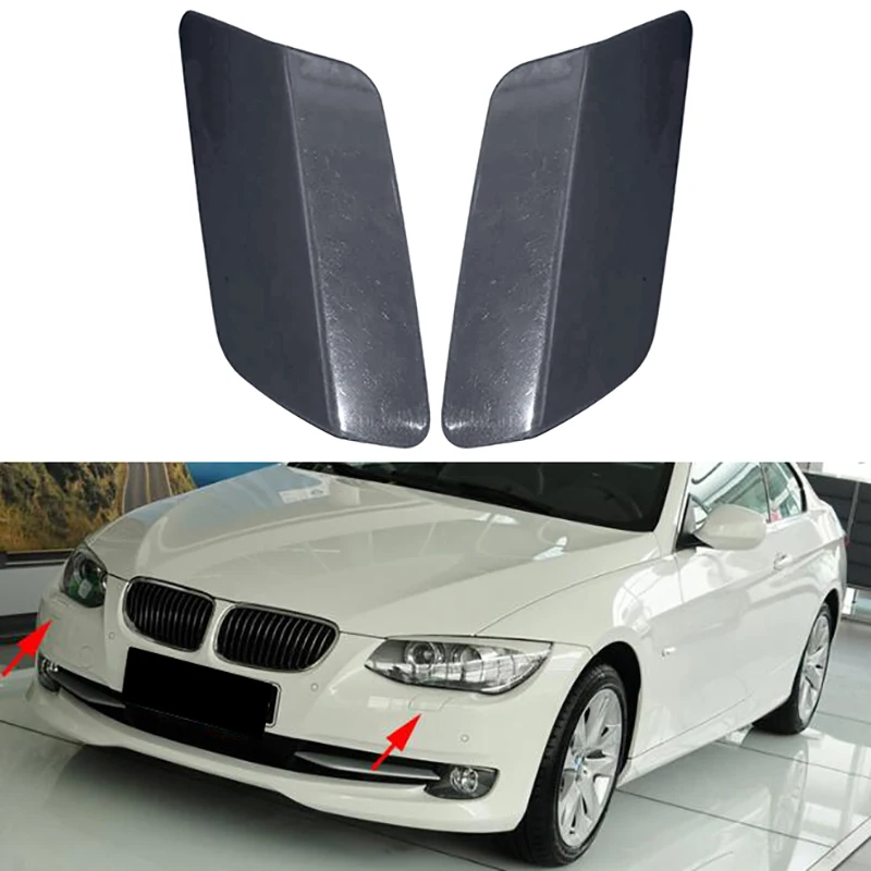 

Left+Right Front Bumper Headlight Lamp Washer Jet Nozzle Cover Cap for BMW 3 Series E92 E93 2010-2013