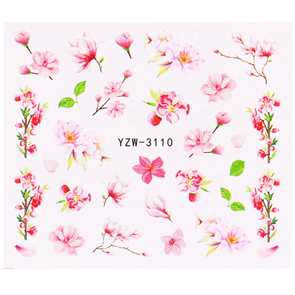 Наклейки для дизайна ногтей дизайн водяные знаки наклейки красивый