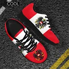 HYCOOLЛидер продаж; Летняя спортивная обувь из сетчатого материала с принтом австрийского флага; Мужские и женские Легкие уличные кроссовки; Scarpe 2020