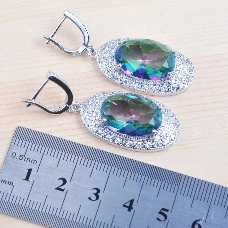 Новинка 2020 женский ювелирный комплект из колье и серёг серебристого