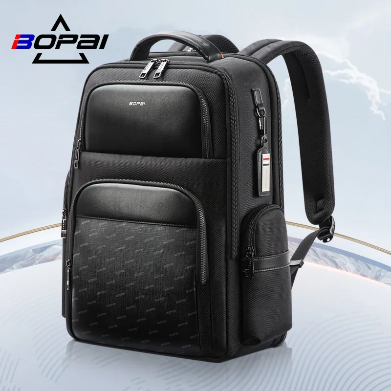 BOPAI новый деловой рюкзак для мужчин большой емкости дорожный модный из