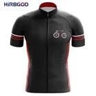 Мужские трикотажные изделия для велоспорта HIRBGOD 2021, одежда для верховой езды, летние дышащие и быстросохнущие велосипедные колеса с коротким рукавом