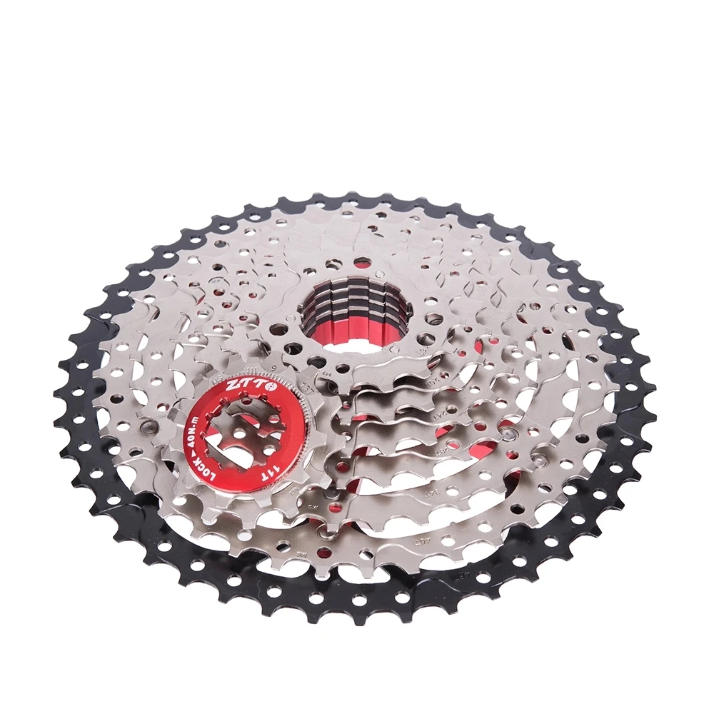 ZTTOMTB 9-speed 11-46T card type 9s sprocket 9v k7 flywheel accessories ratio compatible M430 M4000 M590 mountain bike | Спорт и