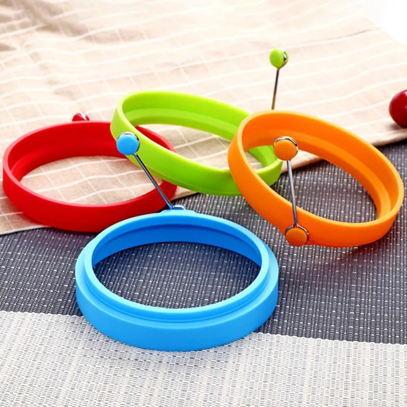 Новые силиконовые жареный яичный блин кольцо омлет форма для жарки яиц в виде