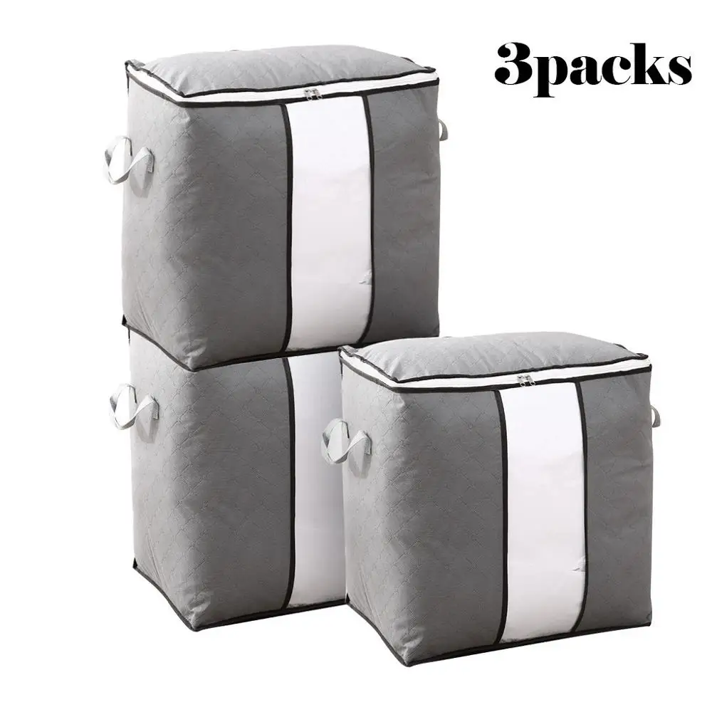 Сумка для хранения зимняя Складная дышащая шкафа Органайзеры одежды и одеял