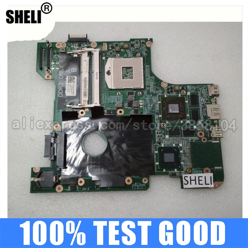 

Материнская плата для ноутбука DELL N4110, CN-00FR3M, 00FR3M, HM65, HD6630M, 1 ГБ, павильон Hewlett-packard SHELI