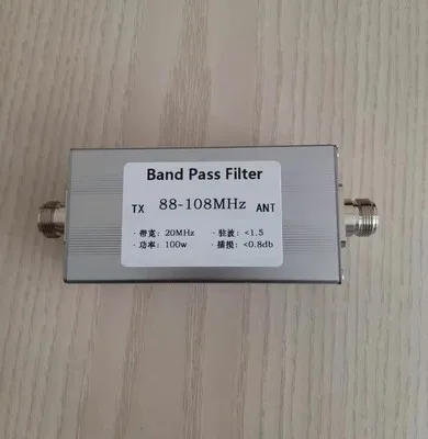 BPF 88 108 полосовой фильтр МГц N женский сиденья анти помех улучшает