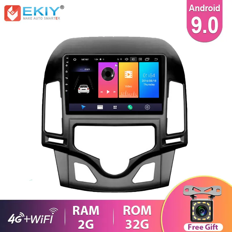 EKIY 9 ''IPS Android 0 для Hyundai i30 2006 2011 автомобильное радио навигация GPS мультимедийный