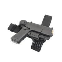 tactical glock 17 22 31 holster with drop leg platform airsoft thgih holster right hand adjustable thigh band hunting equipment