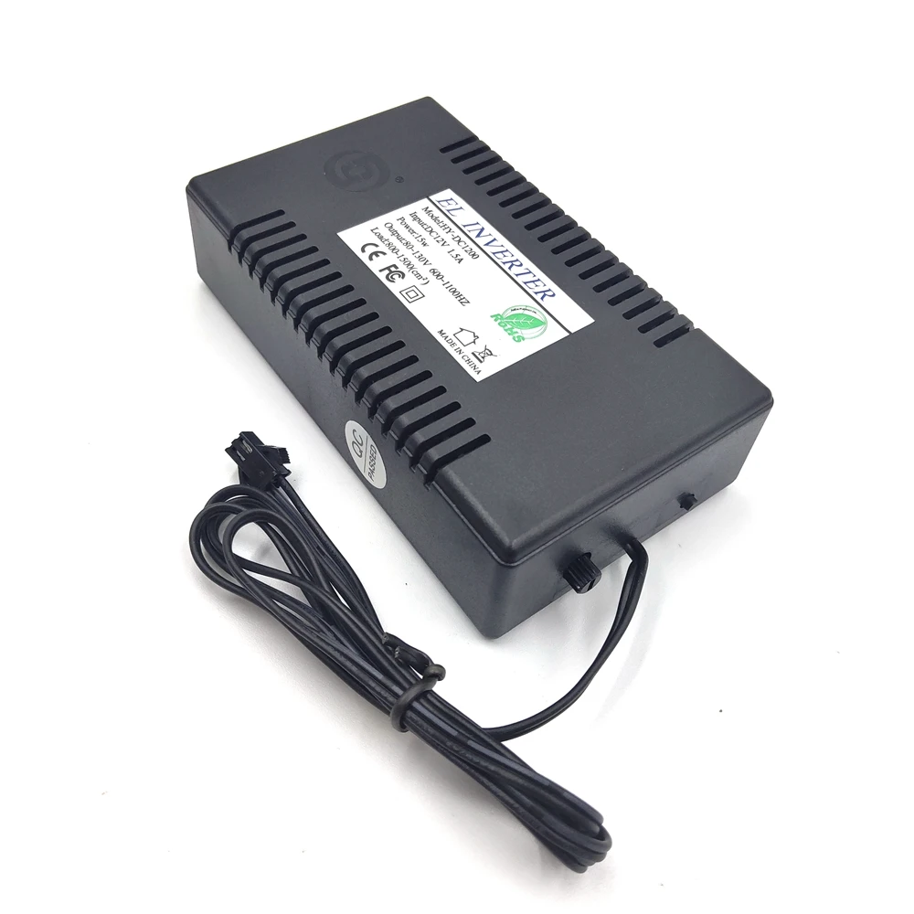 DC12V адаптер питания драйвер Инвертер контроллера для 80-120 м электролюминесцентный провод EL Light