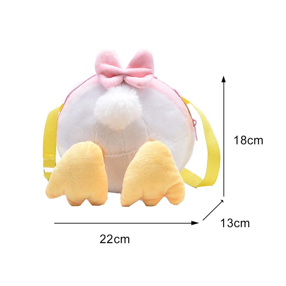 

Cartoon Plush Bag Donald Duck Plush Backpacks cute Stuffed Animals toys girls Backpack Women Girl Lovely Shoulder Handbag