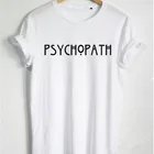 Футболка с психопатом из американской страшной истории, футболка унисекс, модная футболка, Повседневная хлопковая забавная женская футболка