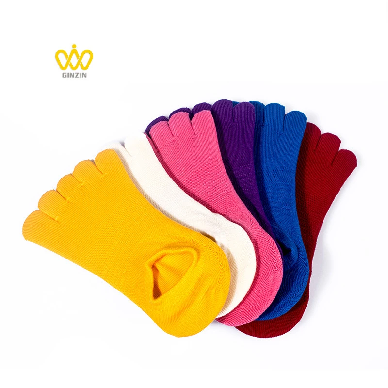 5 пар/лот качественные женские летние тонкие хлопковые носки с пальцами