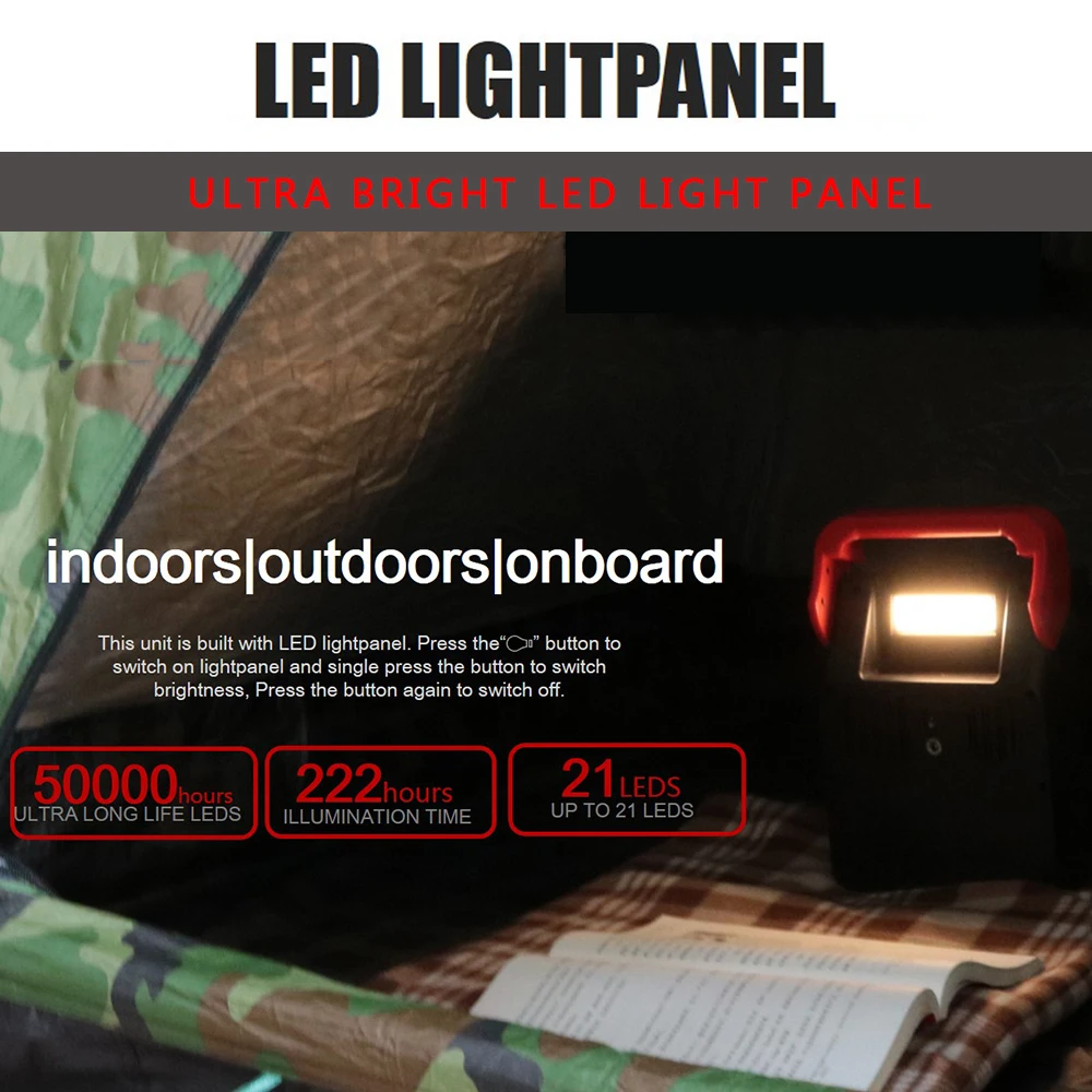 Лидер продаж портативная солнечная электростанция 100 Вт солнечный генератор