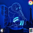 Светодиодная лампа Hibana для детской спальни, ночник для декора, подарок на день рождения, аниме светильник для комнаты Hibana Fire Force