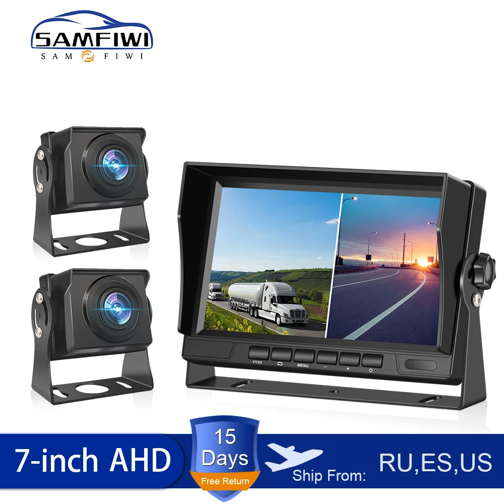 7 дюймовый видеорегистратор AHD автомобильный монитор Автомобильный Экран с ИК