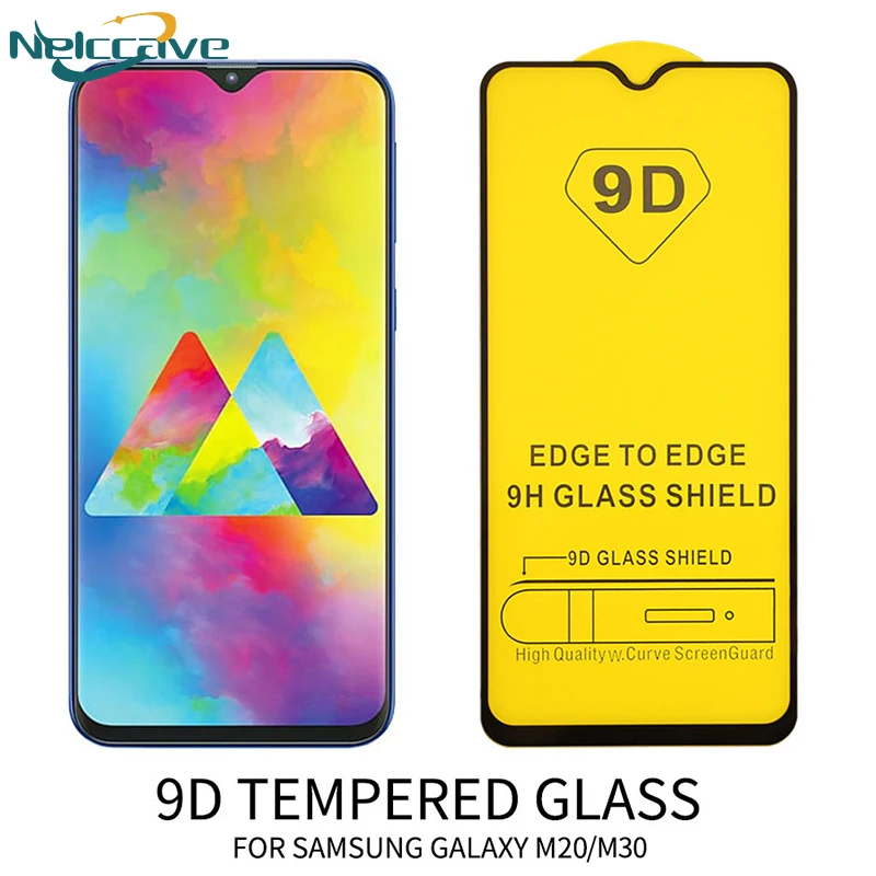 10 шт. 9D изогнутое полное покрытие закаленное Стекло для samsung A10 A20 A20E A30 A40 A40S A50 A60 A70 A80 A90 Экран защитная пленка