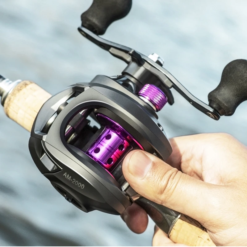 

LINNWL New Baitcasting Reel 7.2:1 High Speed Gear Ratio Fishing Reel Brake System 8KG 12+1BB Metal Spool Reel Fishing Pesca