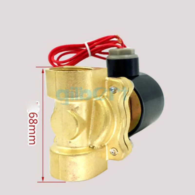 DC12/24 V AC110/220 3/4 &quotBSPP 18W нормально открытый поток пор 20 мм латунный газ масло Вода