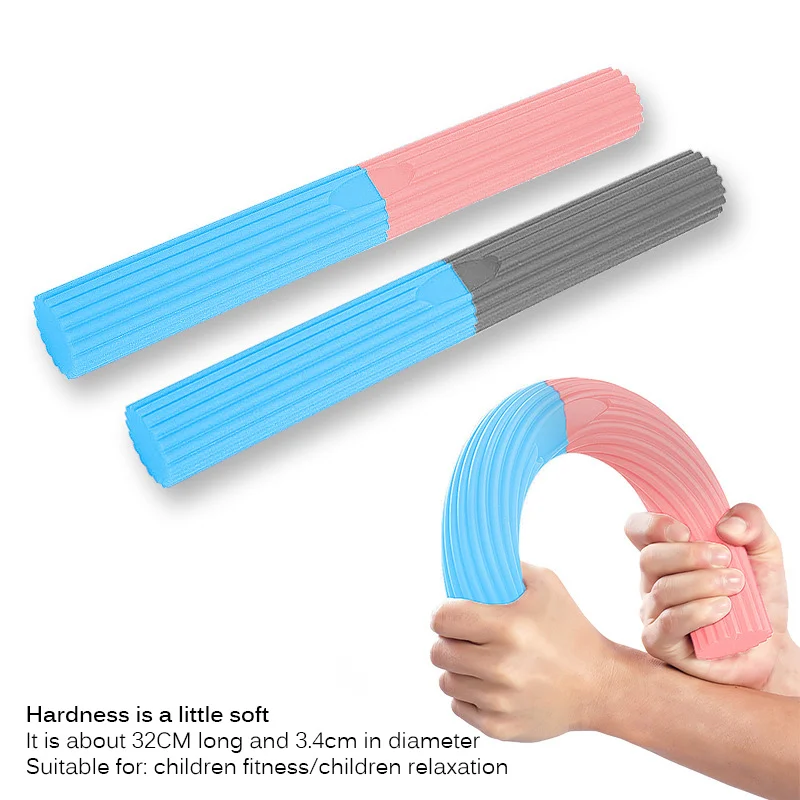 

Hot Fitness Bar Silicone Torsion Bar Rehabilitation Training Arm Strength Bar Multi-Function To Improve Grip And Relax The Body