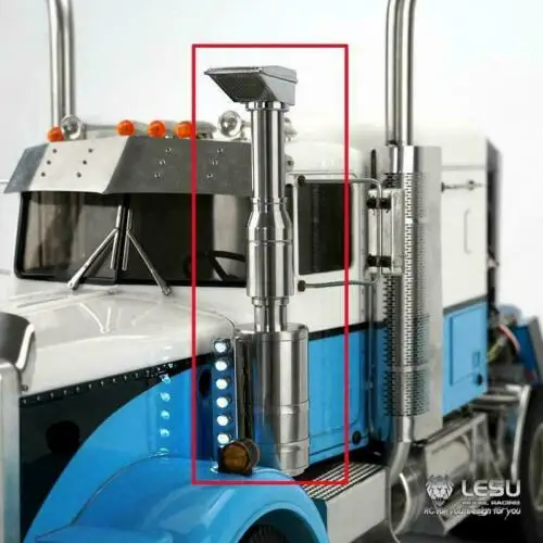 LESU Металлический воздушный фильтр светодиодный дневной свет 1/14 RC DIY Tmy King Hauler тягач TH15078