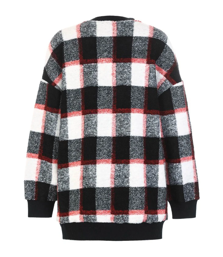 Vero Moda уличная толстовка с капюшоном и принтом в клетку с открытыми плечами | 318333519