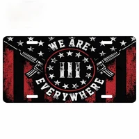 logo pattern for we are everywhere american flag personality car sticker refrigerator pvc decal creative decoration