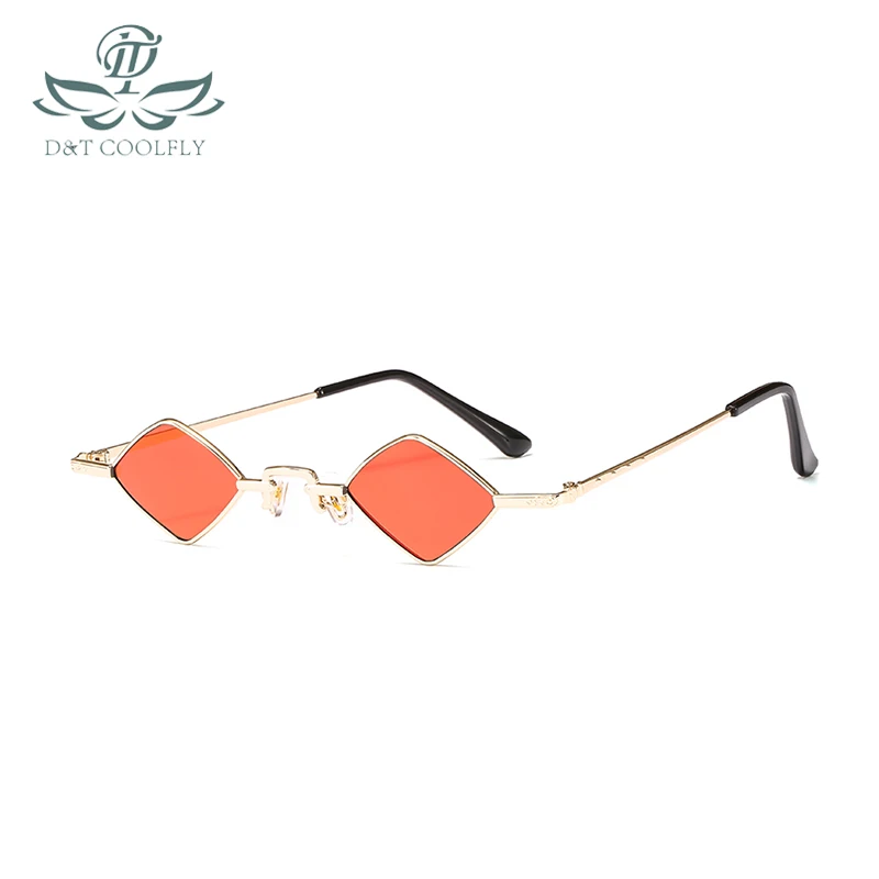 D & T оригинальные треугольные нестандартные солнцезащитные очки в металлической