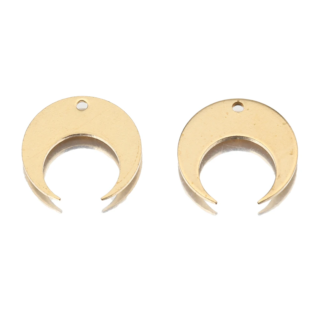 

20pcs/Lot Original Brass Crescent Charms For Mystic Moon Earrings Bracelet Necklace Celestial Jewelry Making Supplies Wholesale