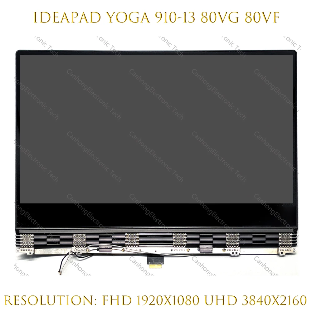 ЖК-экран для ноутбука Lenovo Yoga 910-13 910-13IKB 80VF 80VG 13 9 дюймов UHD 4K FHD сенсорный дигитайзер