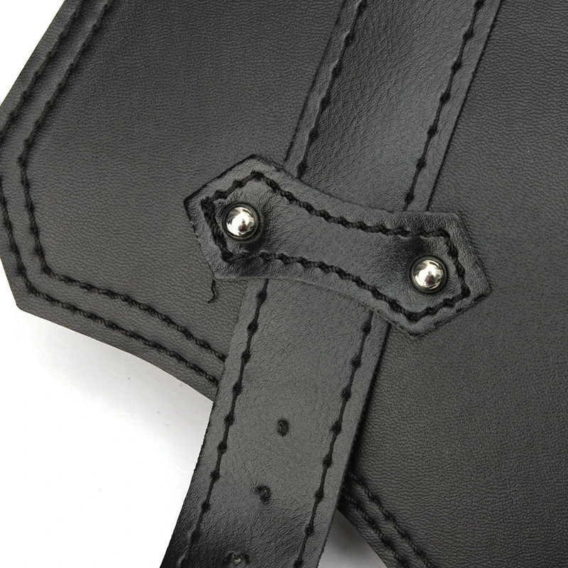 

2x universal motorcycle bag motorcycle saddlebag bag for Black