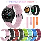 Ремешок 20 мм для Samsung Galaxy Watch 4 Classic 46 мм 42 мм, силиконовый спортивный браслет для смарт-часов Galaxy Watch 4 44 мм 40 мм