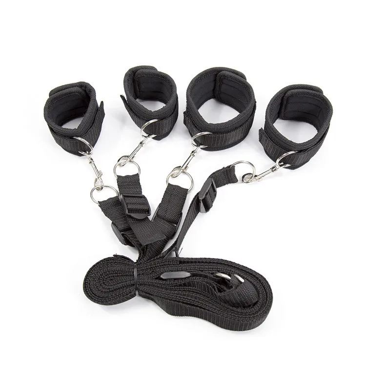 

Tied Bed Restraint BDSM Bondage Gear Sex Posture Handcuffs Ankle Cuffs Adult Products Sex Toys for Couples Sex Games Hand Cuffs