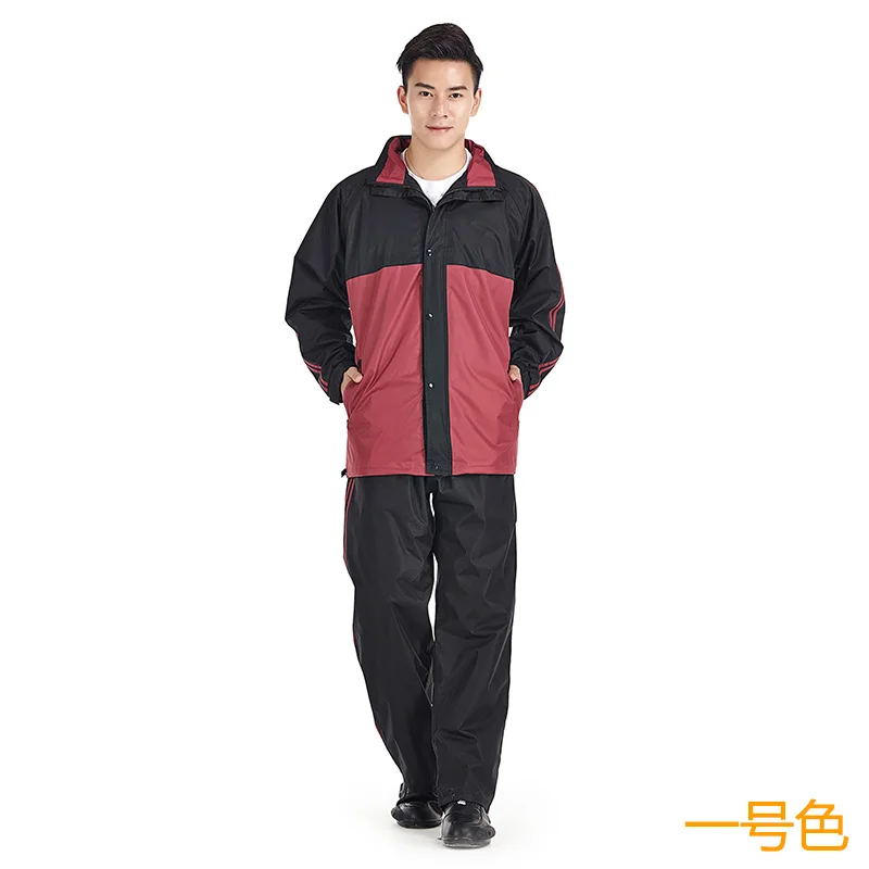 Креативный комплект из пальто и брюк для взрослых дождевик пончо Женское мужское